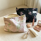 CouldNook Floral Cosmetic Bag - Vanity Storage Accent