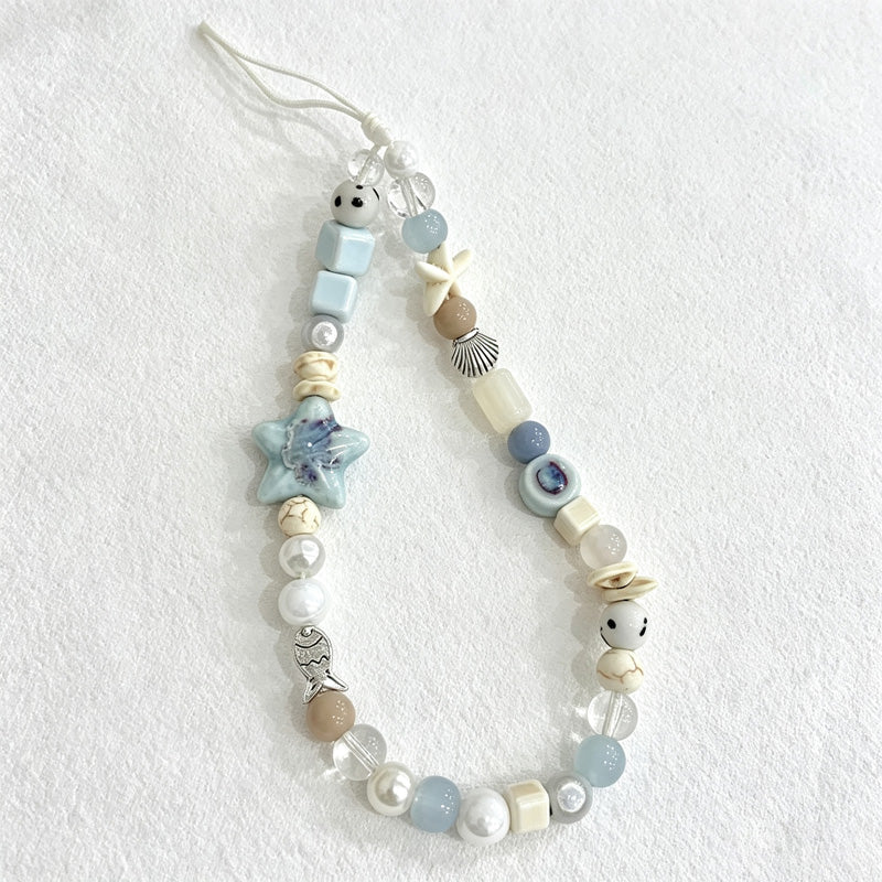 CouldNook Sea Breeze Star Phone Charm - Loop Cord Attachment