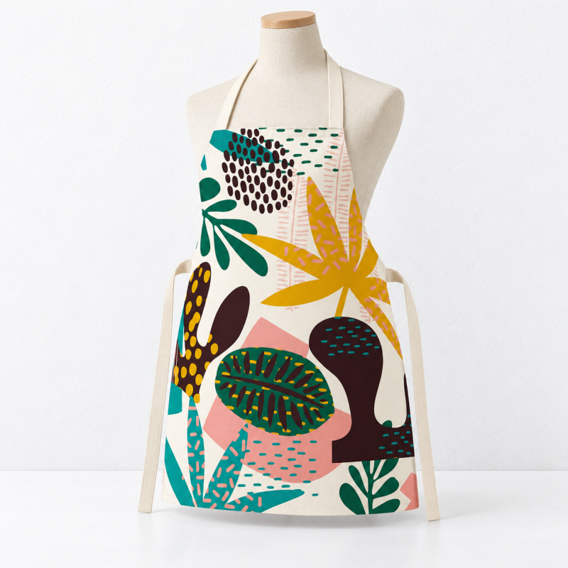 CouldNook Printed Kitchen Apron - Animals and Abstract Patterns
