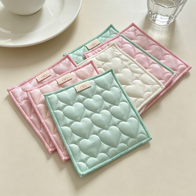 CouldNook Satin-Look Drink Coaster - Warm Table Accent