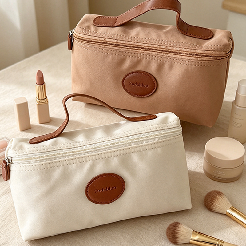 CouldNook Handle Cosmetic Bag - Vanity Storage Accent