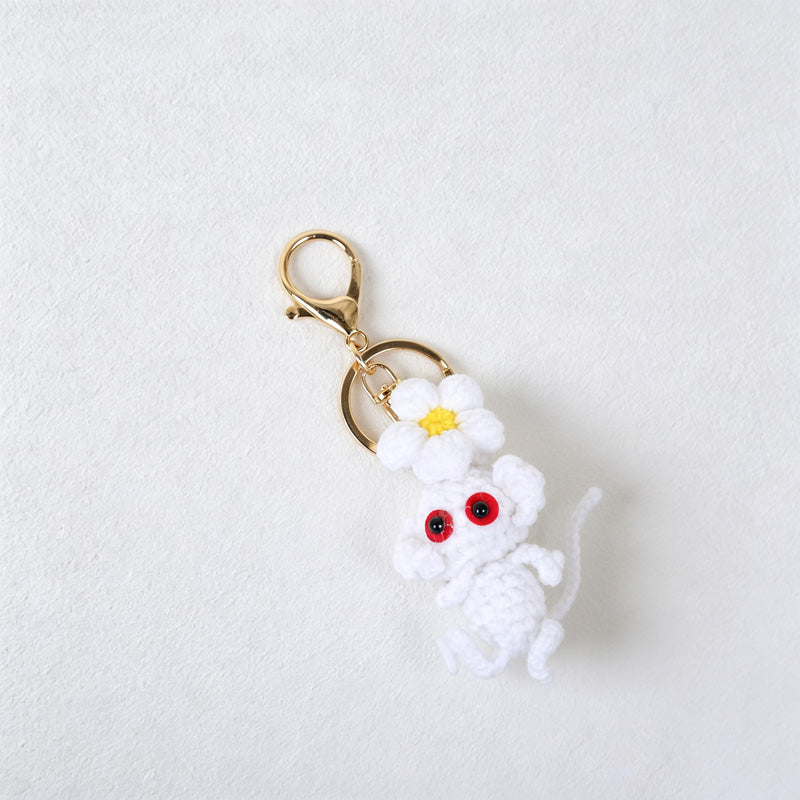 CouldNook Yarn Sprout Character Keychain - Three Attachment Styles