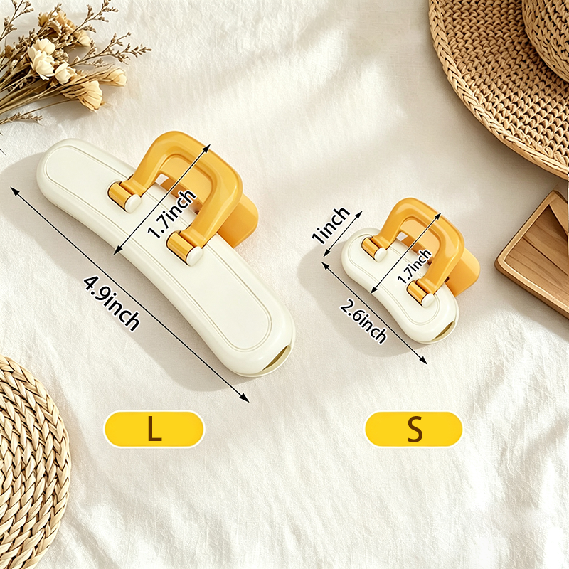 CouldNook Color Block Bag Sealing Clip - Pantry Storage Accent