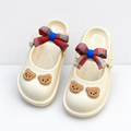 CouldNook Bear Mary Jane Slides - Three Neutral Color Options