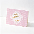 CouldNook Foil Message Greeting Card - Pastel Occasion Designs