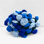 CouldNook Flower Bouquet Blanket - Layered Rolled Rose Display