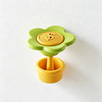 CouldNook Scented Toilet Flush Button Extender - Flower-Shaped Press Design