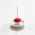 CouldNook Mushroom Incense Holder - Dotted Cap and Round Catch Tray