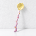 CouldNook Ceramic Long Handle Spoon - Pastel Sculpted Handle