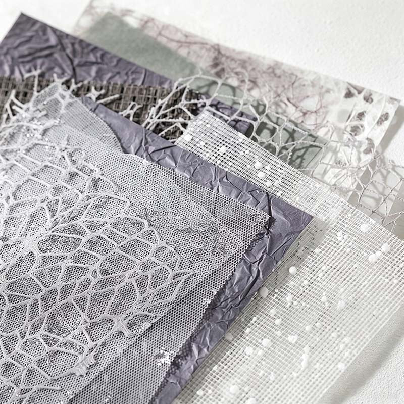 CouldNook Mesh Paper Material Kit - Vintage Collage Backgrounds