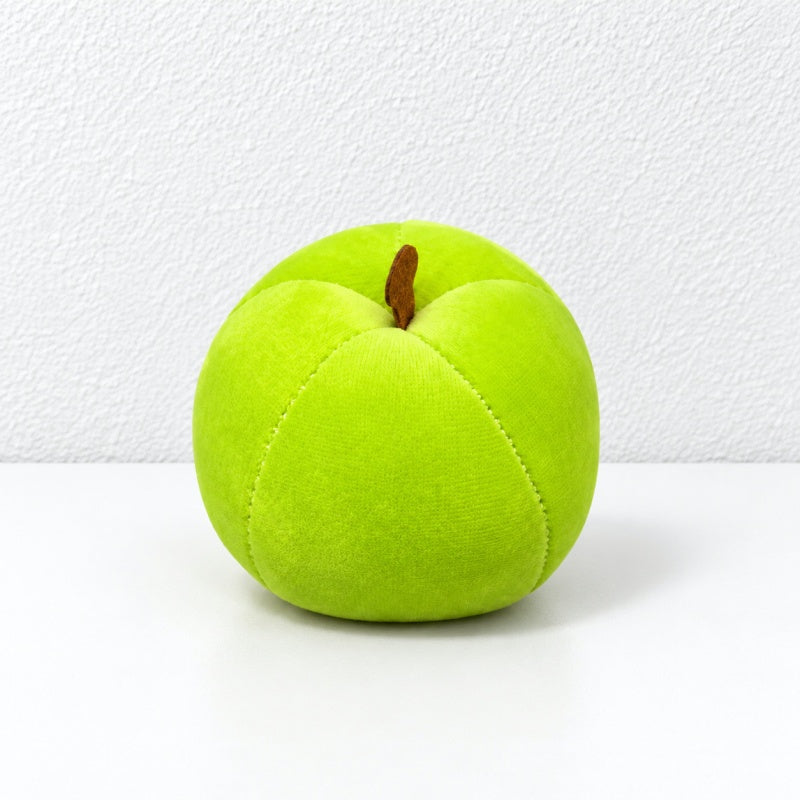 CouldNook Apple Plush Toy - Rounded Fruit Shape and Stem