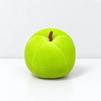 CouldNook Apple Plush Toy - Rounded Fruit Shape and Stem