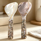 CouldNook Large Shell Serving Spoon - Mosaic Handle Finish