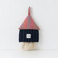 CouldNook Cute House‑Shaped Hanging Tissue Pouch‑Wall Mount Tissue Holder for Home & Car