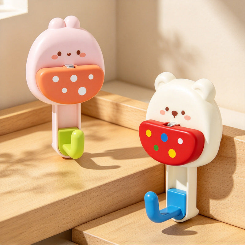 CouldNook Suction Cup Hook - Rounded Animal Outline and Dotted Front