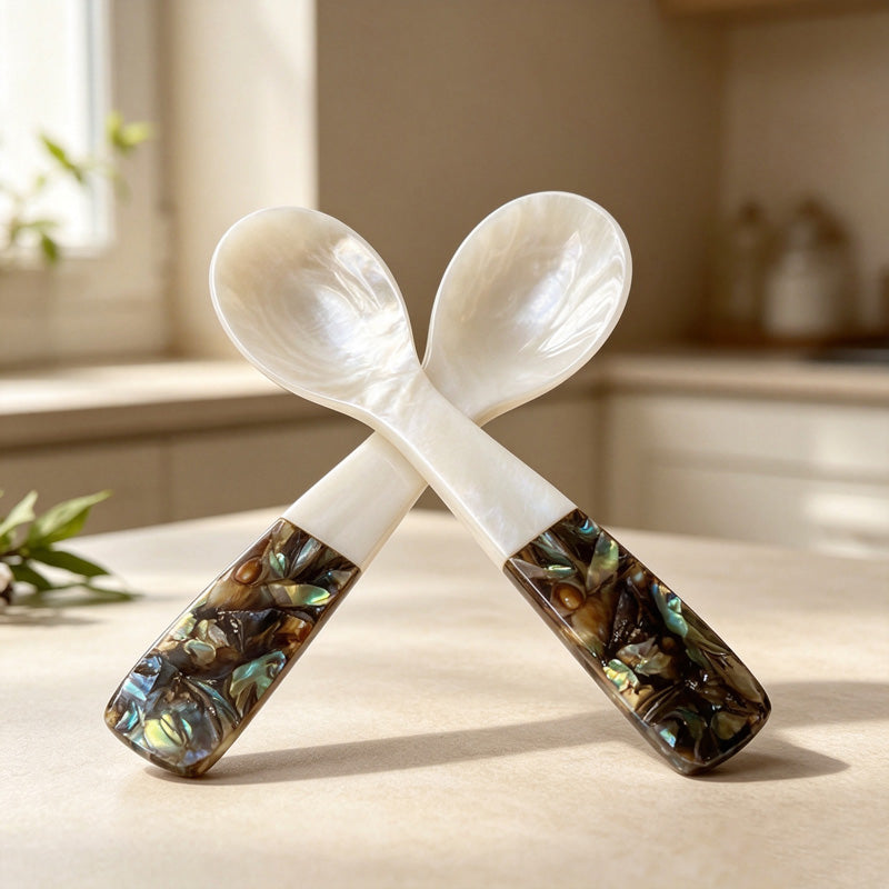 CouldNook Shell Seasoning Spoon - Sculpted Small Scale Design
