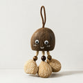 CouldNook Animal Face Seed Shell Bag Charm - Loop Clasp Attachment
