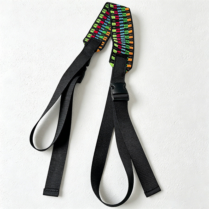 CouldNook Colorful Woven Embroidery Wide Bag Strap - Replacement Crossbody Accessory