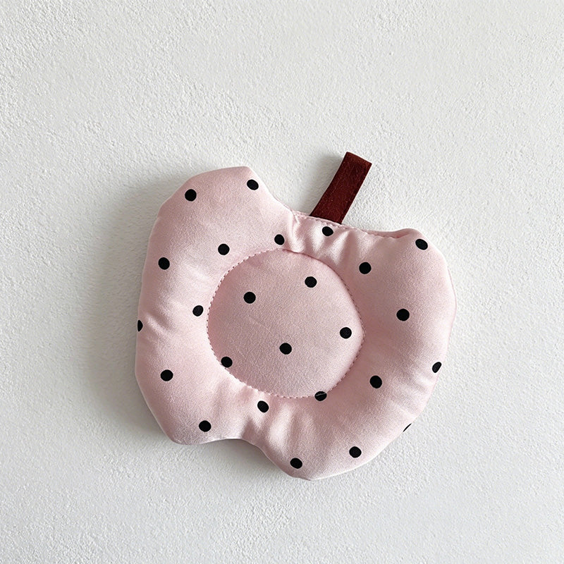 CouldNook Apple Shaped Quilted Coaster - Aesthetic Fabric Drink Mat