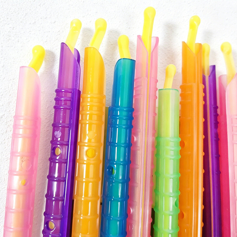 CouldNook Transparent Colorful Sliding Sealer Rod  - Snack Bag Storage Accent