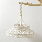 CouldNook Woven Basket Lamp Shade - Warm Hanging Light