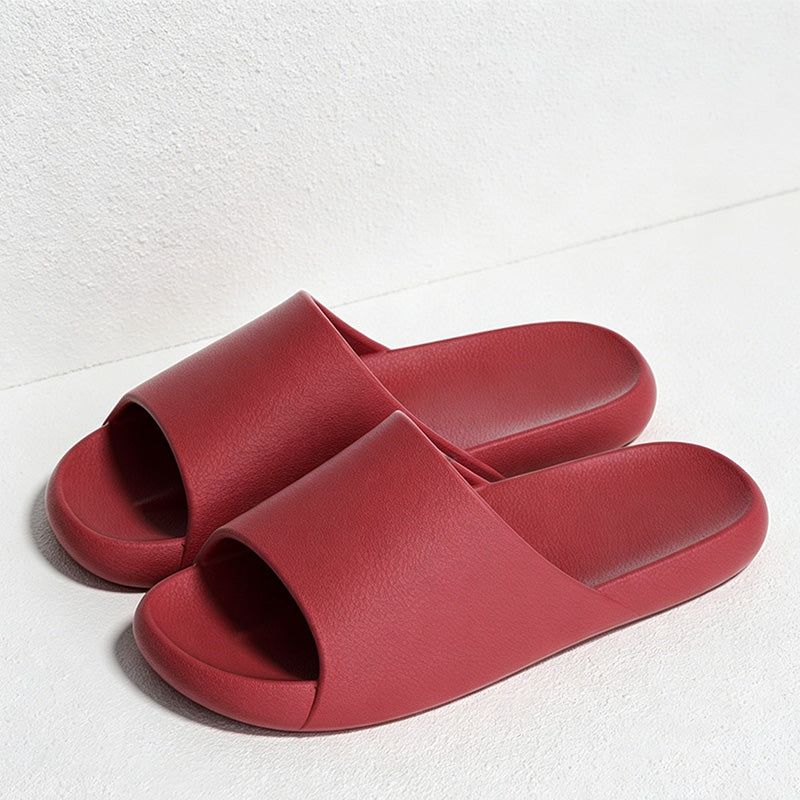 CouldNook Soft EVA Wide Band Slide Slippers - Relaxed Family Accent