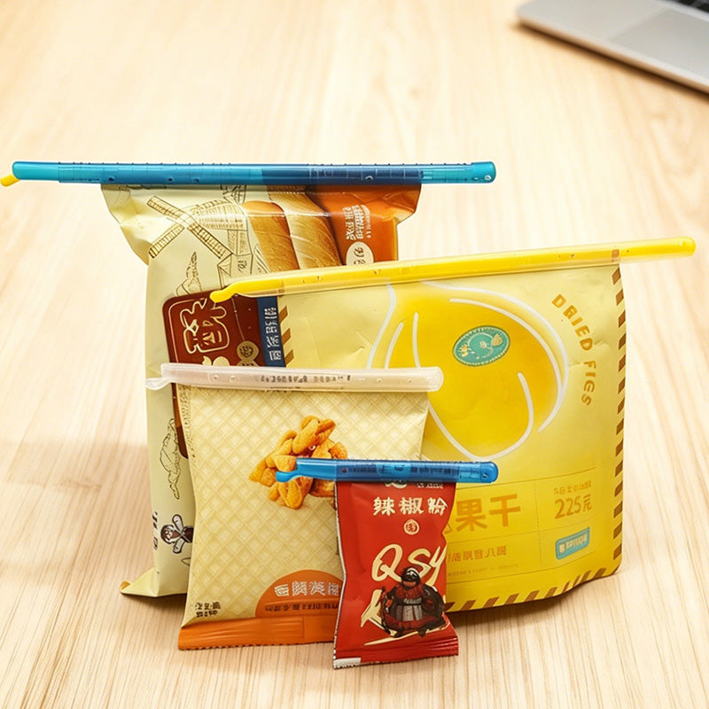 CouldNook 11cm PP Sliding Sealer Rod Assortment 10PCS Set - Pantry Bag Storage Accent