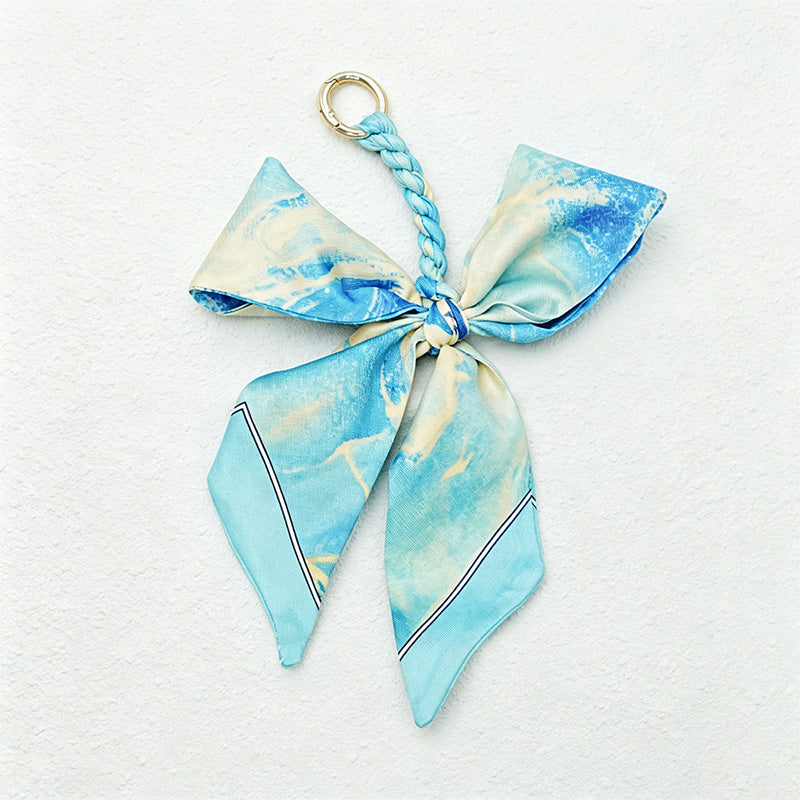CouldNook Blue Series Bow Bag Charm - Soft Bag Accent