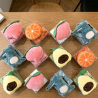 CouldNook Cartoon Fruit Hand Towel - Aesthetic Coral Velvet Cloth