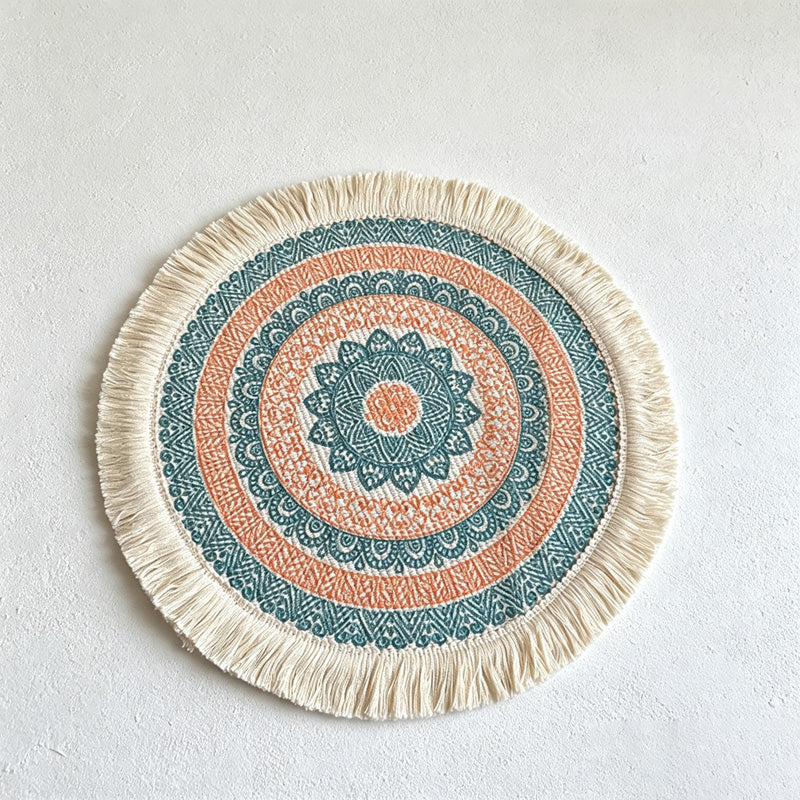 CouldNook Round Table Plate Table Placemat - Soft Home Detail