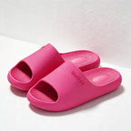 CouldNook Cushioned EVA Open Toe Slide Slippers - Soft Home Accent