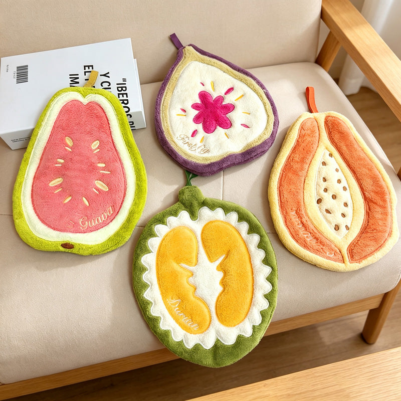CouldNook Hanging Fruit Towel Hanging Towel - Soft Home Detail