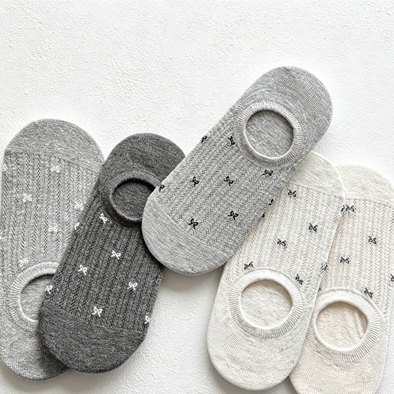 CouldNook Textured Motifs Patterned Socks - Simple Daily Essential