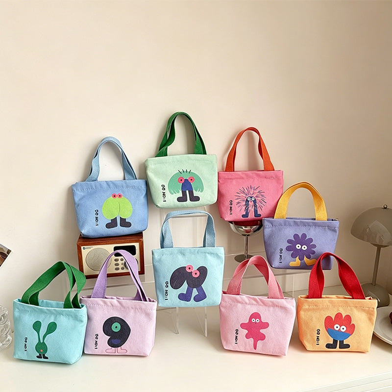 CouldNook Character Mini Tote Bag - Small Carry Accent