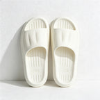 CouldNook Ribbed Sole Home Slippers - Easy Storage Accent