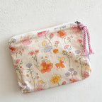 CouldNook Quilted Print Coin Pouch - Small Storage Accent