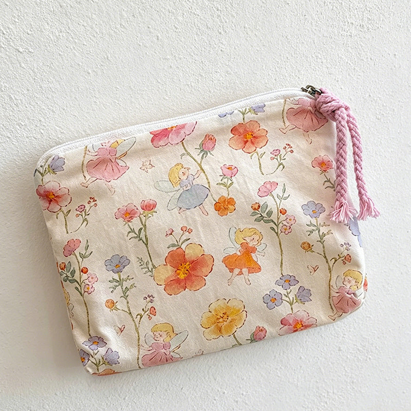 CouldNook Quilted Print Coin Pouch - Small Storage Accent