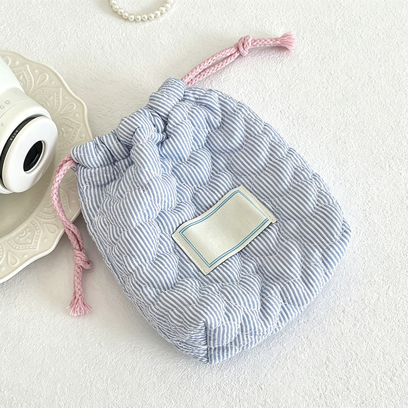 CouldNook Heart Striped Camera Storage Bag - Everyday Mini Bag