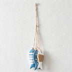 CouldNook Mediterranean Trio Fish Hanging - Coastal Home Wall Decor