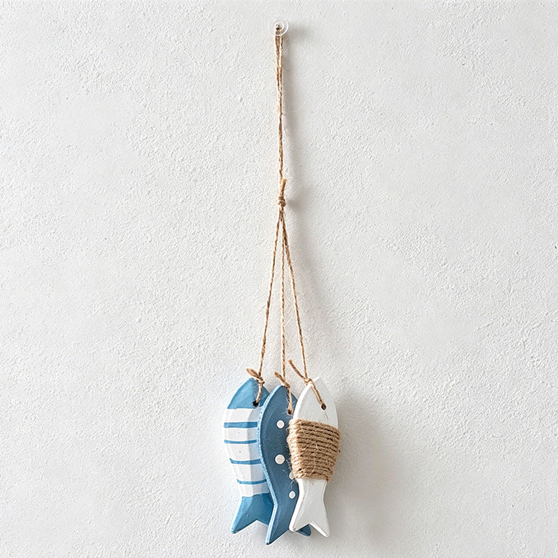 CouldNook Mediterranean Trio Fish Hanging - Coastal Home Wall Decor