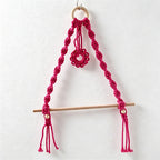 CouldNook Macrame Paper Towel Holder - Kitchen Wall Accent Decor