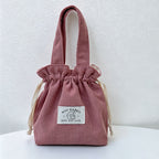 CouldNook Corduroy Mini Tote Cosmetic Bag - Vanity Carry Accent