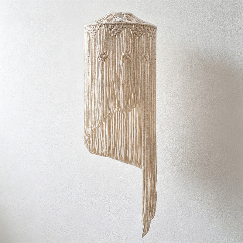 CouldNook Woven Basket Lamp Shade - Warm Hanging Light