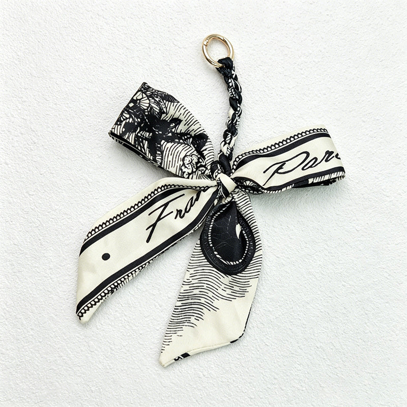 CouldNook Patterned Bow Bag Charm - Giftable Bag Accent