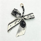 CouldNook Patterned Bow Bag Charm - Giftable Bag Accent