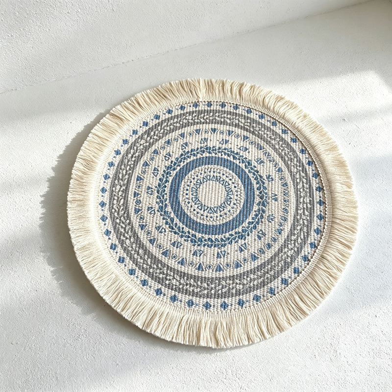 CouldNook Round Table Plate Table Placemat - Soft Home Detail