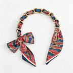 CouldNook 16.54'' Red Series Pattern Bow Chain Bag Strap - Everyday Accent
