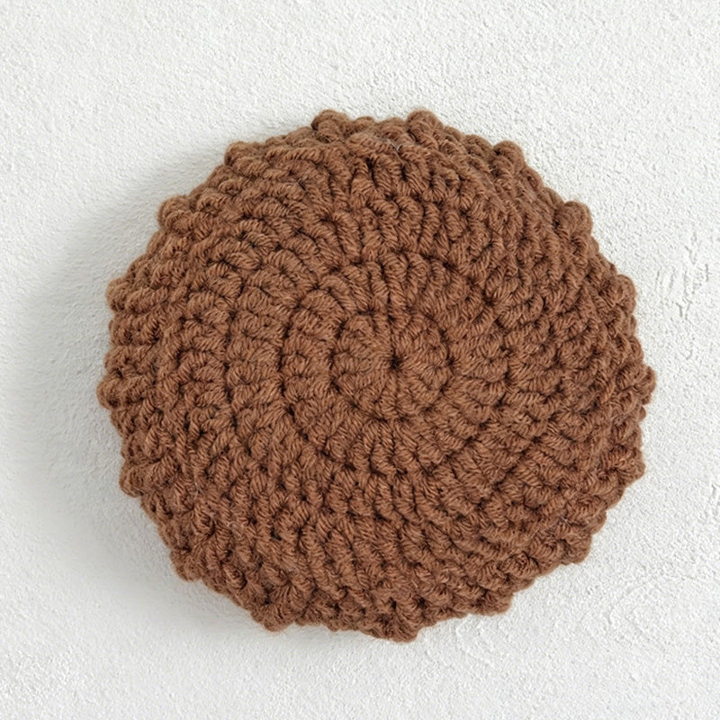 CouldNook Hand Crochet Bellflower Coaster - Floral Heat Resistant Table Decor