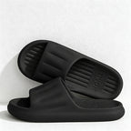 CouldNook Ribbed Sole Home Slippers - Easy Storage Accent