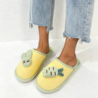 CouldNook Bunny Pattern Open Toe Slippers - Playful Kitchen Accent
